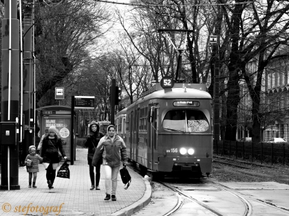 Tram 52 Cracovie, Pologne